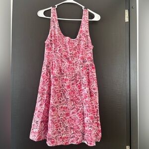 Sincerely Jules Pink Floral Sleeveless Mini Dress - Size M